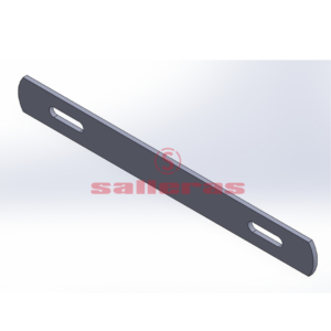 pletina inox 2 agujeros