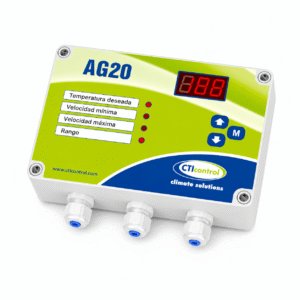 regulador CTI AG20 para ventilacion y calefaccion ganadera
