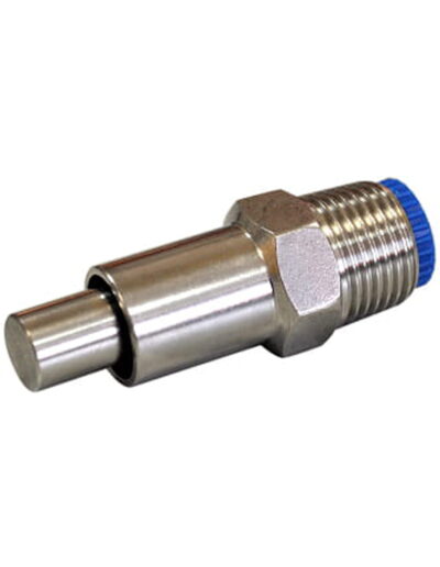 Chupete de acero inoxidable rotecna azul