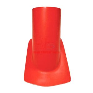 Cono auxiliar rojo para sacar pienso