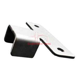 Perfil con forma de u de acero inoxidable con agujeros para sujecion