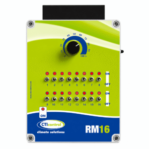 Regulador CTI RM16 para placas calefactoras de maternidad porcina