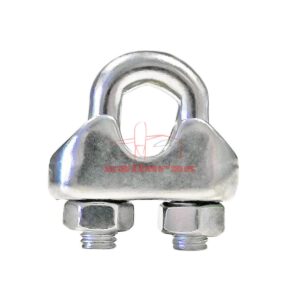 Sujetacable de acero inoxidable con doble tornillo