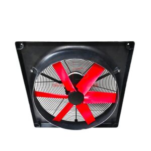 Ventilador multifan rojo para pared reves
