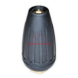 Boquilla rotativa negra frente