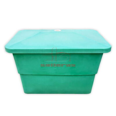 contenedor de plastico 440l verde reves