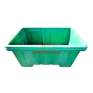 Cubeta verde de contenedor de plastico de 950 litros