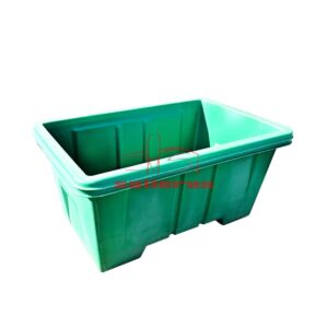 Cubeta verde de contenedor de plastico de 950 litros reves