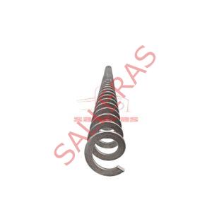 Espiral sinfin para transportar el pienso de los animales.