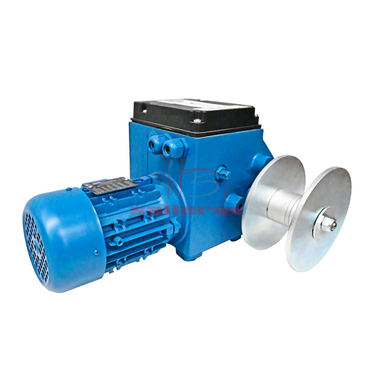 Motorreductor CTI Torno azul con disco