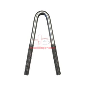 Barra de acero inoxidable en forma de v para paridera. Anclaje