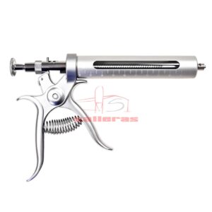 La mejor jeringa de medicación para veterinarios. Jeringa para medicar ganado Haupter 50 cc