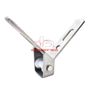 Polea para esquinas de acero inoxidable