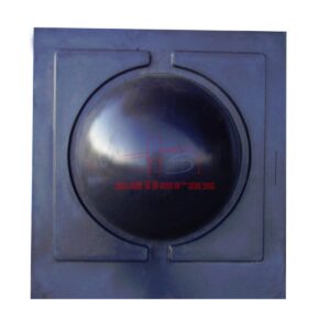 Tejado para chimenea negro plano