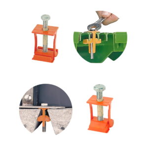 Dos anclajes para slats con sus lugares de instalacion