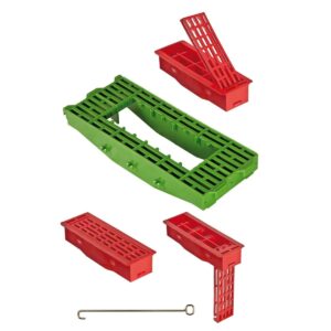 4 complementos para rejillas con su barilla metalica