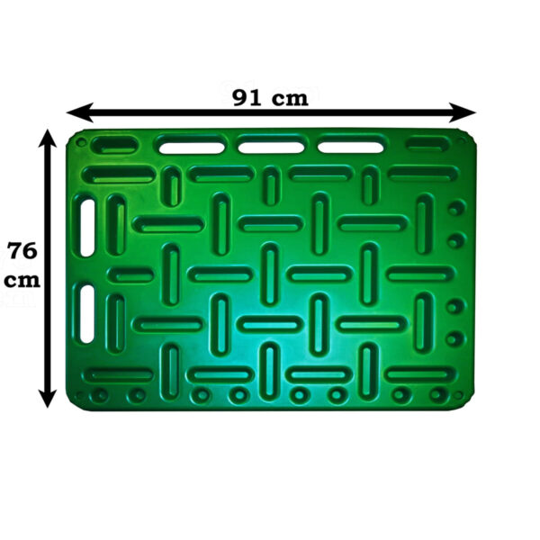 panel empujador polipropileno mediano verde