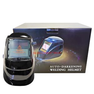 Mascara protectora para soldar con pantalla violeta reves