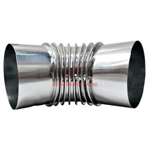 Codo giro tubo para estufa de carbon angulo abierto reves