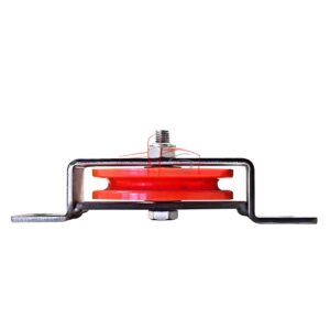 Polea general para ventanas naranja con soporte de metal reducido lateral