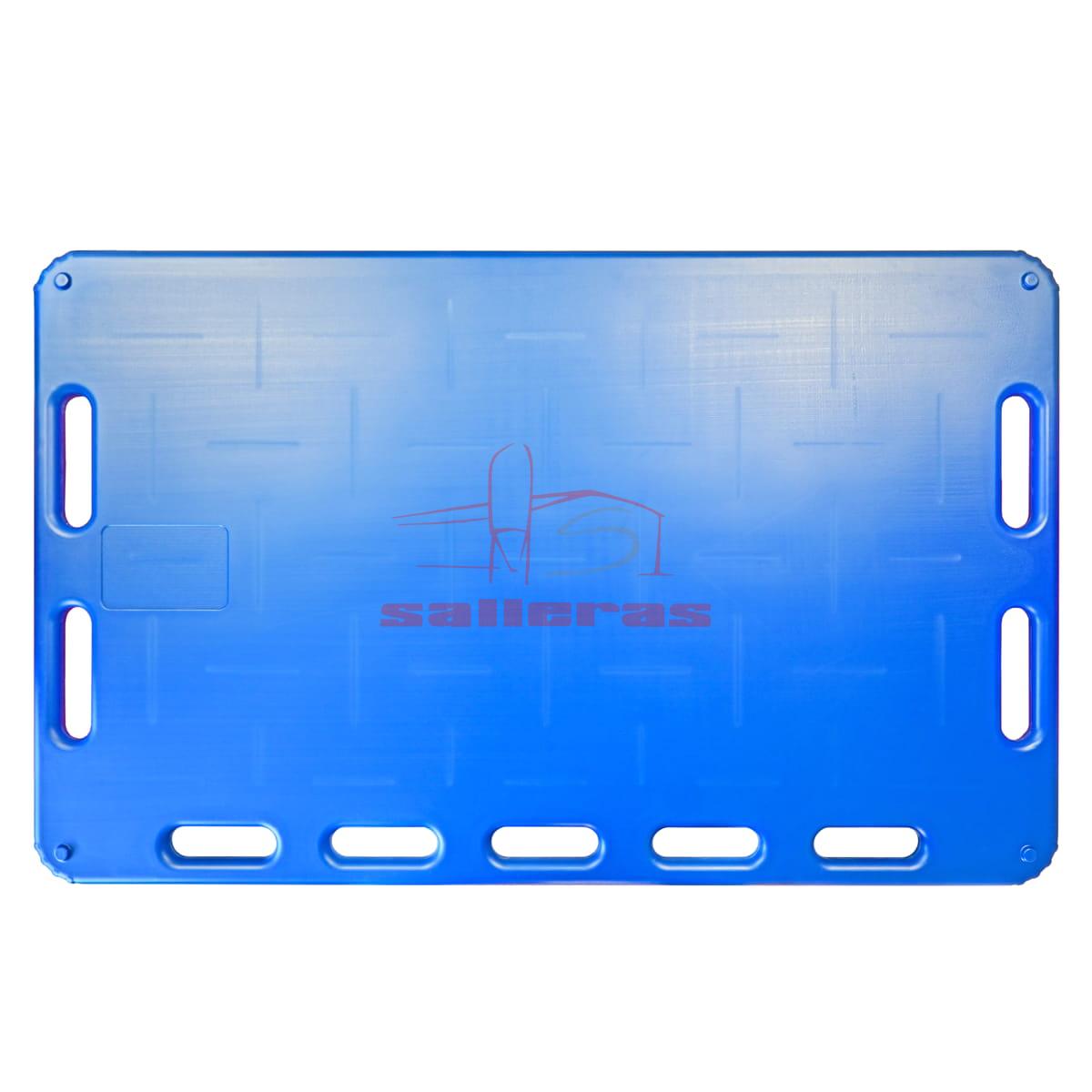 panel empujador polipropileno grande azul reves