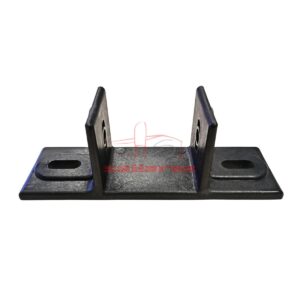 anclaje con forma de u negro doble pestaña