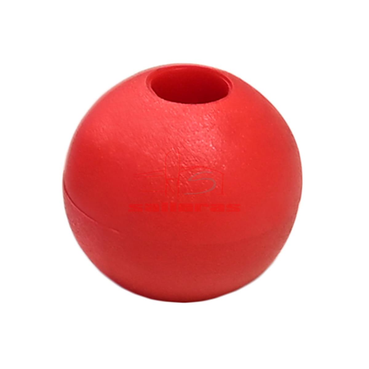 Bola de plastico roja