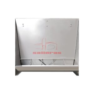 Tolva para cerdos de acero inoxidable para granja de destete de 5 bocas