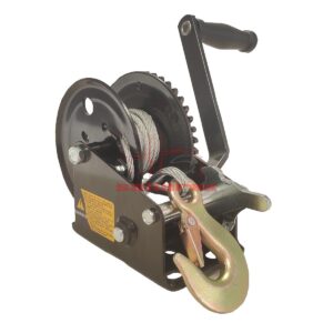 Torno para carros de bajas con gancho y cable.