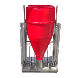 Tolva Erra E400 XL con tapa para engorde (Mixta para pienso y agua)