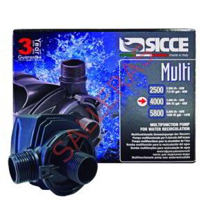 Bomba sumergible multiusos. Capaz de sumergirse completamente.