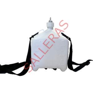 Botella de plástico de un litro con kit de aspiración para jeringa Starvet.