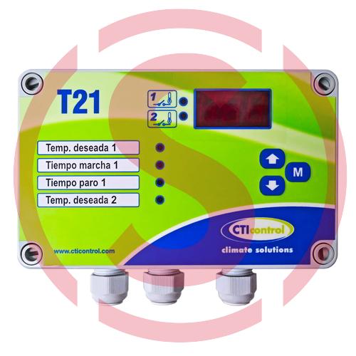 Termostato cti t21 verde