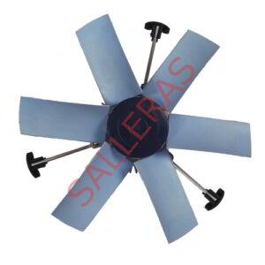 Ventilador de chimenea de la marca Salleras , ideal para la ventilación de salas.