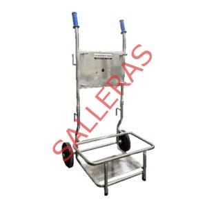 Carro para desinfectar granja de forma sencilla y practica.