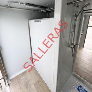 Entrada del vestuario 4 x 2 sanitario para granjas, para garantizar el cumplimiento de la normativa y una mayor bioseguridad en tu explotación ganadera.