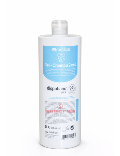 gel baño champu neutro dispobano 1 litro